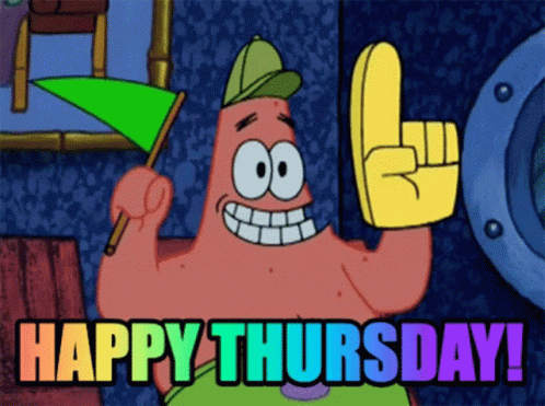 Happy Thursday GIF - Happy Thursday Patrick GIFs