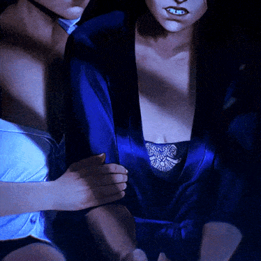 a man and a woman are sitting next to each other