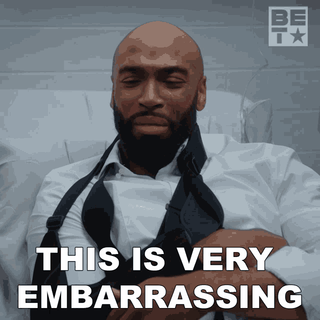 This Is Very Embarrassing Bill Frazier GIF - This Is Very Embarrassing Bill Frazier Bruh Show GIFs