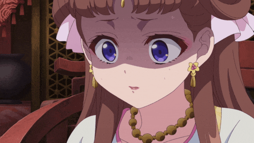 a close up of a girl with blue eyes