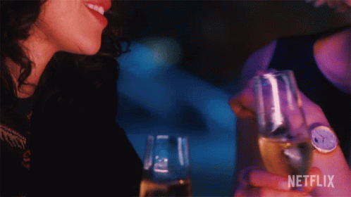 Cheers I Care A Lot GIF - Cheers I Care A Lot Toast GIFs