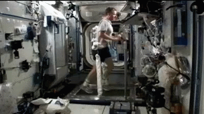 Exercising In Space GIF - Nasa Nasa Gifs Exercise GIFs