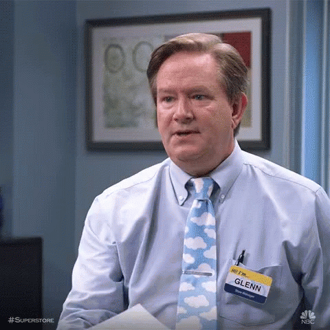 Superstore Hands Up GIF - Superstore Hands Up Well There GIFs
