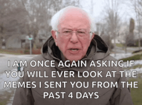 a man with glasses and a hooded jacket says i am once again asking