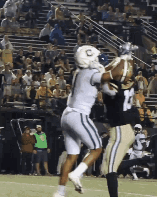 a football player with the number 14 on his back