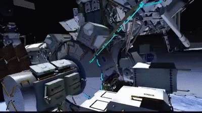 Spacewalk Animation GIF - Nasa Animation Space Walk Space Station GIFs
