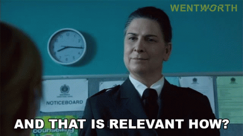 And That Is Relevant How Governor Joan Ferguson GIF - And That Is Relevant How Governor Joan Ferguson S2e1 GIFs