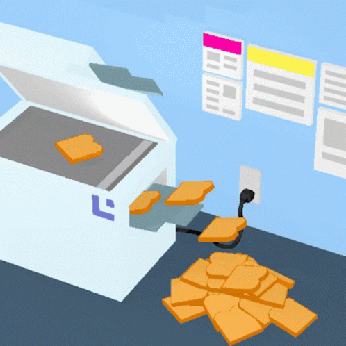 Office Printer GIF - Office Printer Toast GIFs