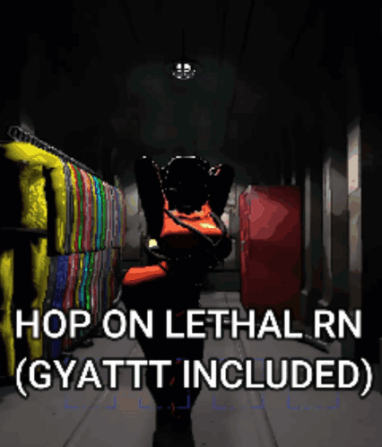 Lethal Company Hop On GIF - Lethal Company Lethal Company GIFs