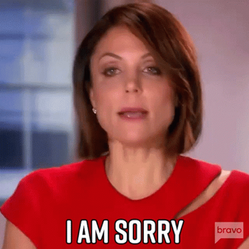 I Am Sorry Real Housewives Of New York GIF - I Am Sorry Real Housewives Of New York Rhony GIFs