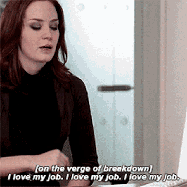 Emily Blunt I Love My Job GIF Emily Blunt I Love My Job Devil Wears 