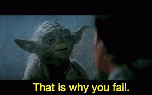 Fail Learn GIF - Fail Learn Yoda GIFs