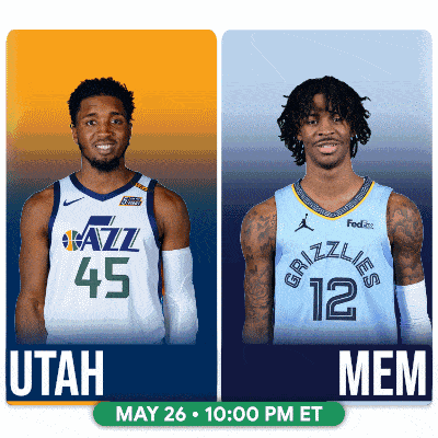 a basketball game between utah and mem is scheduled for may 26