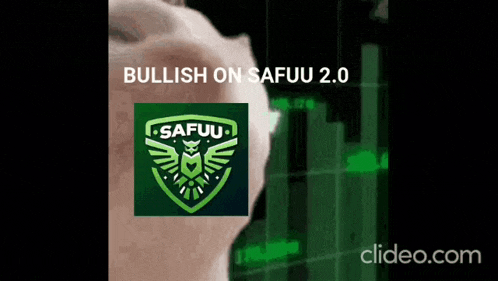 a piggy bank with the words bullish on safuu 2.0 written on it