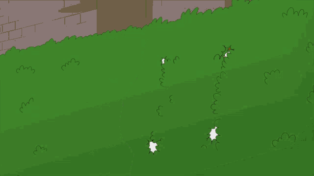 a cartoon of peter griffin standing in front of a bush with the words " not a meme " on the bottom