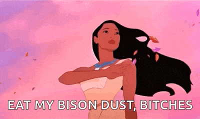Byebye Pocahontas GIF