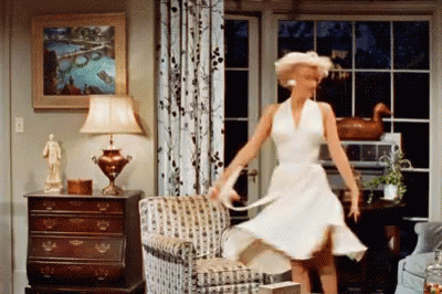 Marilyn Monroe White Dress GIF - Marilyn Monroe White Dress Twirl GIFs