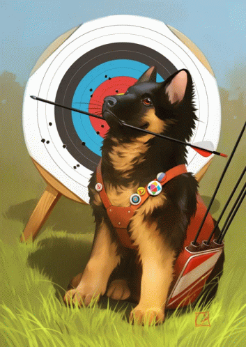 Dog Bow Archer GIF - Dog Bow Archer GIFs