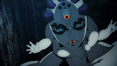 a cartoon drawing of a monster with one eye