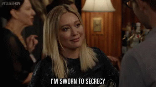 I'M Sworn To Secrecy GIF - Younger Tv Younger Tv Land GIFs