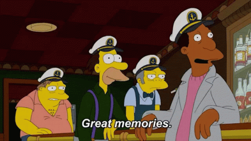 Remember Great Memories GIF - Remember Great Memories Simpsons GIFs