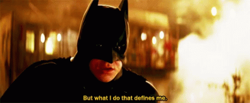 Batman Defines Me GIF - Batman Defines Me Christian Bale GIFs