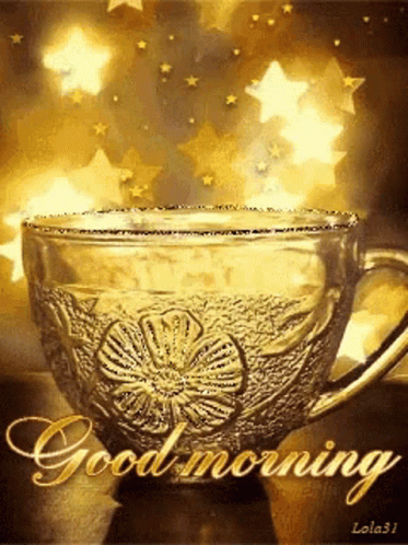 Good Morning Cup GIF - Good Morning Cup Stars GIFs