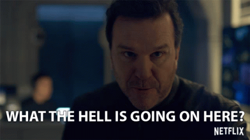 What The Hell Is Going On Here Douglas Hodge GIF - What The Hell Is Going On Here Douglas Hodge Hastings GIFs
