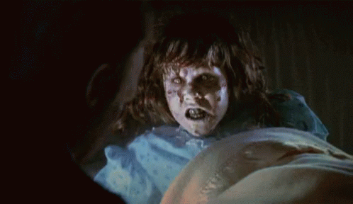 The Exorcist Linda Blair GIF - The Exorcist Linda Blair Regan Mac Neil GIFs