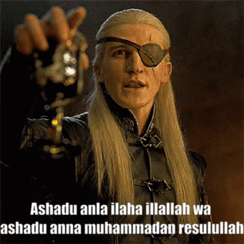 Aemond Targaryen Shahada GIF - Aemond Targaryen Shahada Muslim GIFs