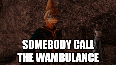 somebody call the wmbulance is written on a poster