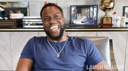 Laughing Kevin Hart GIF
