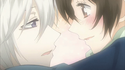Anime Kiss Love Gif Anime Kiss Love Kamisama Discover Share Gifs