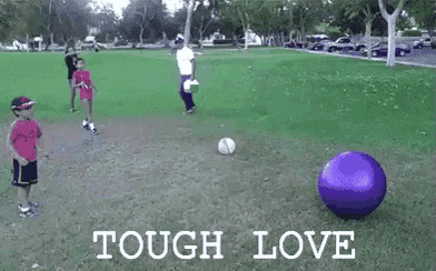Tough Love GIF - Tough Love Kids Gets Hit In The Face GIFs