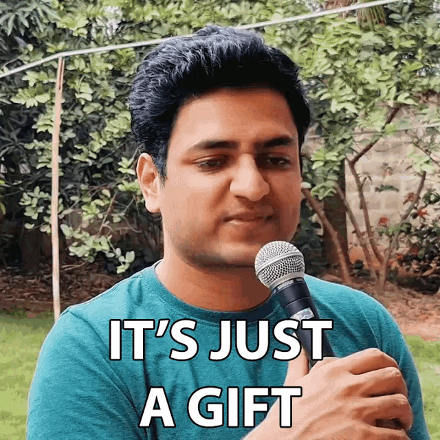 Its Just A Gift Kenny Sebastian GIF - Its Just A Gift Kenny Sebastian Simple Ken Podcast GIFs
