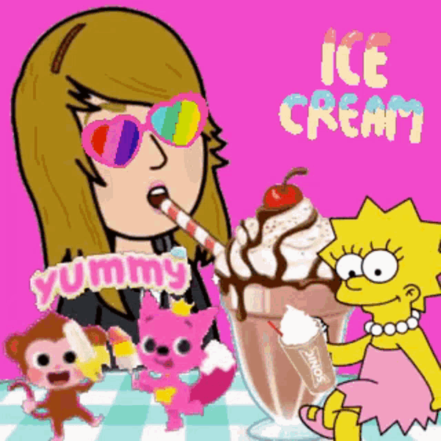 Ice Cream Eating GIF - Ice Cream Eating Sunglasses On GIFs