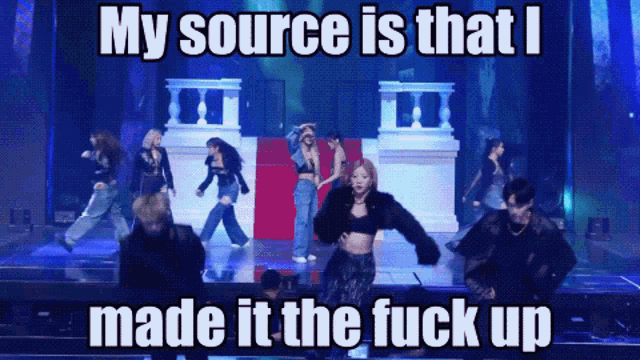 My Source Is That I Made It Up My Source Is That I Made It The Fuck Up GIF - My Source Is That I Made It Up My Source Is That I Made It The Fuck Up Loona GIFs