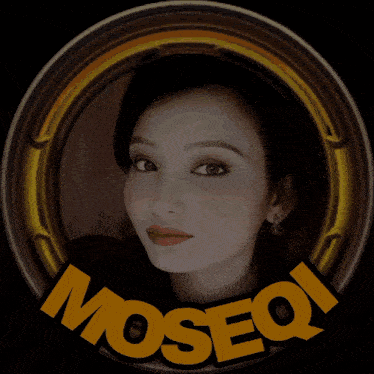 a picture of a woman with a lightning bolt and the word moseq