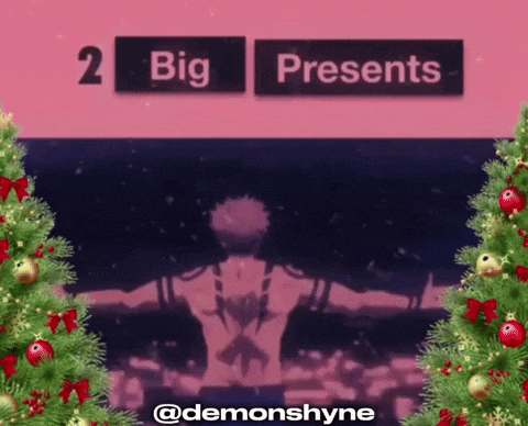 a sign that says 2 big presents on it