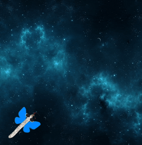a picture of a galaxy with a white object in the center