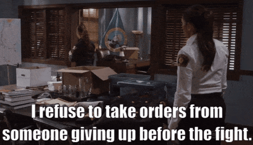 Station 19 Andy Herrera GIF - Station 19 Andy Herrera I Refuse To Take Orders From Someone GIFs