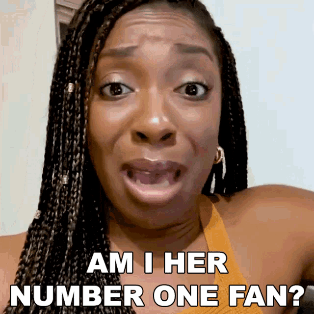 Am I Her Number One Fan Ego Nwodim GIF - Am I Her Number One Fan Ego Nwodim Bustle GIFs