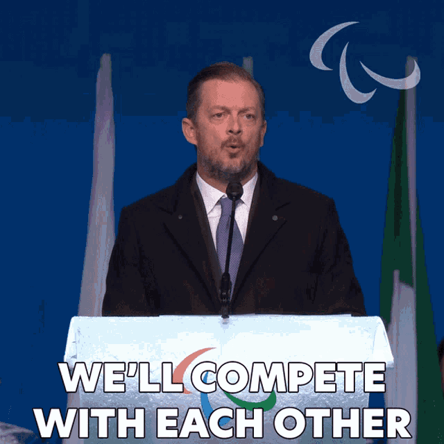 Well Compete With Each Other Not Against Each Other GIF