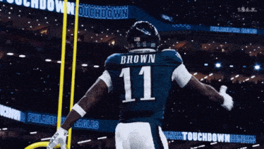 a philadelphia eagles football player named brown
