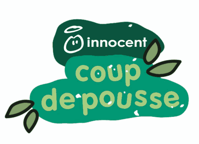 a green logo for innocent coup de pousse