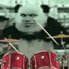 Panda Play Drums GIF - Panda Play Drums Cartoonized GIFs