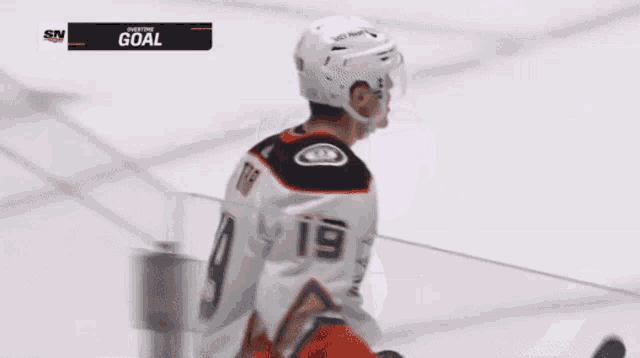 a hockey player with the name terry on his back