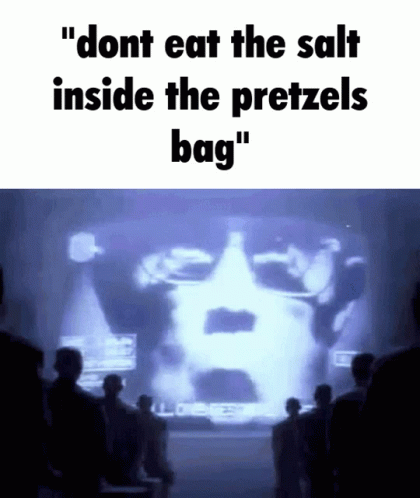 Dont Eat The Salt Inside The Pretzels Bag Salt GIF - Dont Eat The Salt Inside The Pretzels Bag Pretzels Bag Salt GIFs