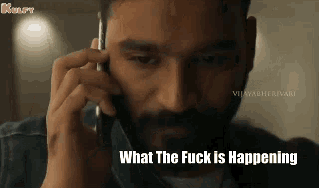 What The Fuck Is Happening Dhanush GIF