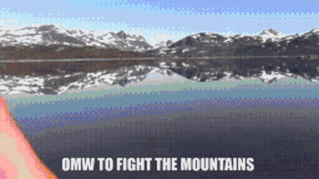 Fight Mountain Walk Water GIF - Fight Mountain Walk Water Water GIFs